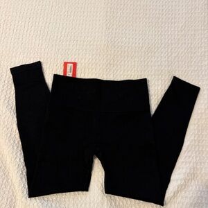 SPANX ribbed seamless leggings - black